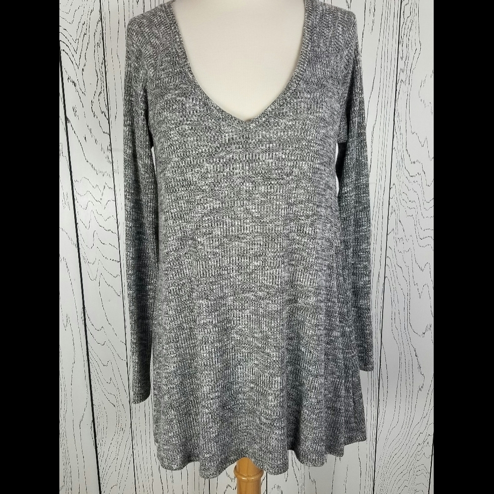 A.N.A. Tunic Top, Gray, Medium